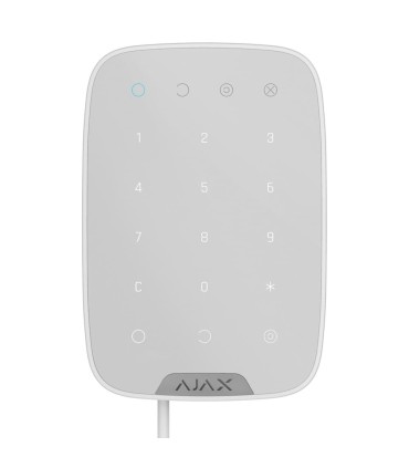 Teclado táctil blanco para sistema Ajax Fibra