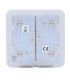 Ajax Solobutton Touch panel for a light switch, RAL 1013 Ivory colour
