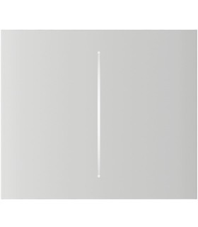 Pannello touch per doppia accensione colore bianco Verticale