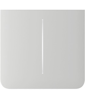 Touch panel for a double light switch white colour Vertical