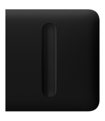Tecla lateral táctil para interruptor de luz regulável cor preta