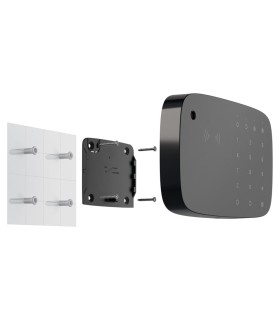 Teclado de alarma Ajax con sirena y lector de etiquetas y tarjetas color negro