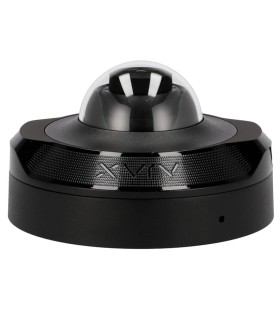 Telecamera IP Mini Dome Ajax in nero con 5MP obiettivo da 4mm e audio