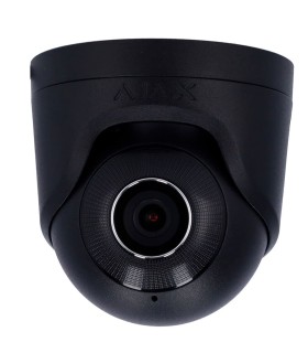 Telecamera IP AJax turret da 5 MP obiettivo da 4mm con audio e intelligenza artificiale colore nero