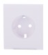 Ajax central cover for basic type F socket white color