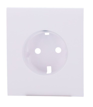 Ajax central cover for basic type F socket white color