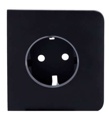 Copertura laterale Ajax per presa base tipo F colore nero