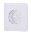 Ajax side cover for basic type F socket white color