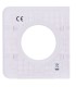 Tapa lateral Ajax para enchufe básico tipo F color blanco