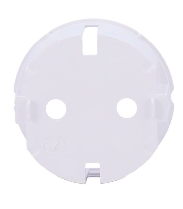 Tapa lateral Ajax para enchufe básico tipo F color blanco