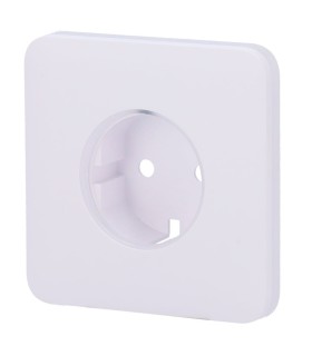 Ajax cover for basic type F socket white color