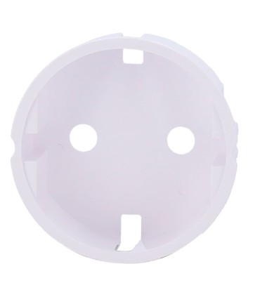 Cover Ajax per presa base tipo F colore bianco