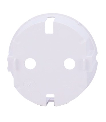 Tapa Ajax para enchufe básico tipo F color blanco