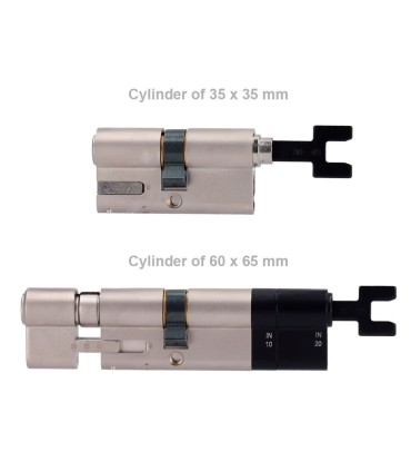 CYLINDER-ADJ- Adjustable double clutch cylinder brand Yale