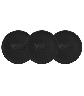 YALE-DOT-B - Yale Dot NFC Preto Pack 3 Unidades