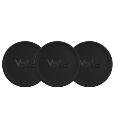 YALE-DOT-B - Yale Dot NFC Black Pack of 3 | Lisintec