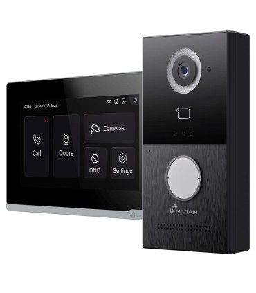 NVS-VIDEOINTERCOM-2W - Kit d'interphone vidéo Nivian à 2 fils