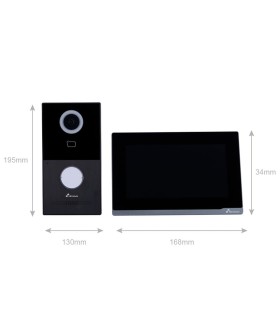 NVS-VIDEOINTERCOM-2W - Kit de Videoporteiro WiFi Nivian 2 Fios