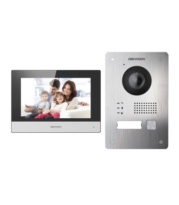 DS-KIS703Y-P - Kit Videoporteiro 2 Fios | Lisintec