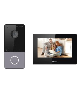 DS-KIS605-P(C) - Kit de videoporteiro Tecnologia IP & WiFi