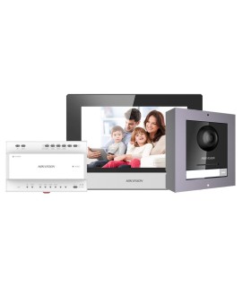 DS-KIS702EY - Kit videocitofonico Tecnologia a 2 fili con TCP/IP & WiFi