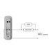 Ajax Doorbell Black — 4 MP Wi-Fi IP Video Doorbell with AI