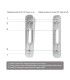 Ajax Doorbell Grey — 4 MP Wi-Fi IP Video Doorbell with AI