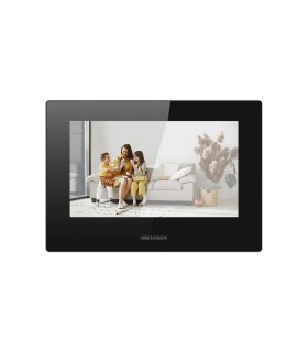 Moniteur pour interphone vidéo Écran tactile TFT de 7" - DS-KH6320-LE1(B)
