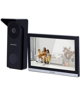 DS-KIS313-P - Kit d'interphone vidéo Technologie analogique et WiFi à 4 fils