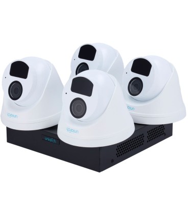 Kit di videosorveglianza Uniarch con 4 Telecamere Turret