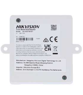 DS-KAD7061EY - Distribuidor para edificios 4 grupos de 2 hilos HD