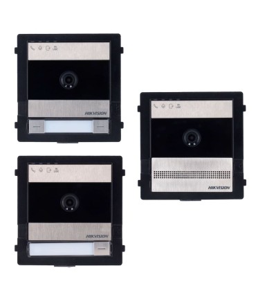DS-KD7003EY-IME2 - Video intercom system 2 stainless steel HD wires 2 MP camera