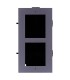 DS-KD-ACF2 -Front panel and flush mount box for 2 modules