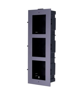 DS-KD-ACF3 -Panel frontal y caja de registro encastrada hasta 3 módulos