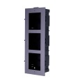DS-KD-ACF3 -Panel frontal y caja de registro encastrada hasta 3 módulos