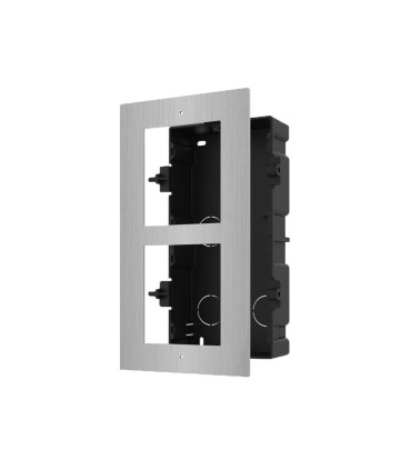 DS-KD-ACF2/S -Pannello frontale e scatola di giunzione da incasso per 2 moduli