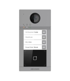 DS-KV8413-WME1(C)/Flush - Portier vidéo WiFi IP 4 appartements