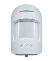 Detector de movimiento Ajax cableado con doble tecnología blanco