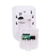 Wired Ajax motion detector with dual technology  white