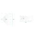 Wired Ajax motion detector with dual technology  white