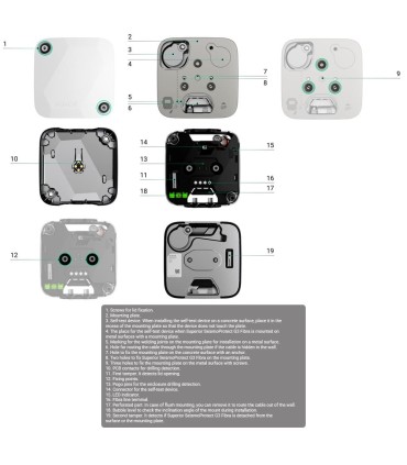 Ajax Superior SeismoProtect G3 Fibra Branco | Lisintec