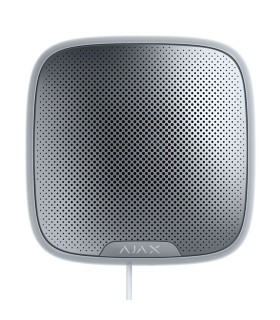 White outdoor siren for Ajax Fibra system