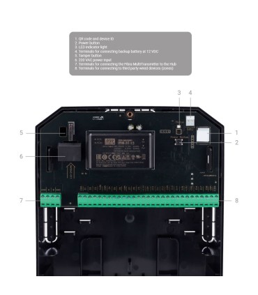 Wired zone expander Degree 3 Black Colour