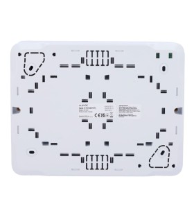 Housing with two spaces for fibra modules white colour
