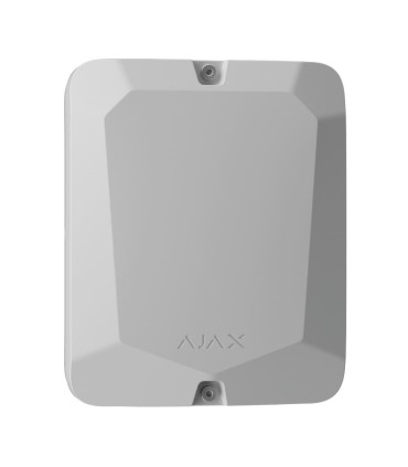 Caixa com 1 ranhura para módulo de fibra cor branco