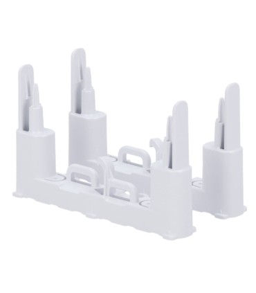 Suporte tipo A para módulos de fibra cor branco