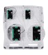 Support de type A pour modules Fibra  Couleur blanche