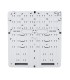 Alloggiamento con 8 slot per moduli Fibra Colore Bianco