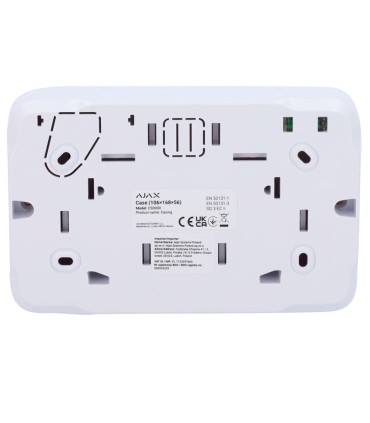 Carcasa con un espacio para módulos Fibra color blanco