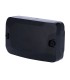 Housing with a space for fibra modules black colour